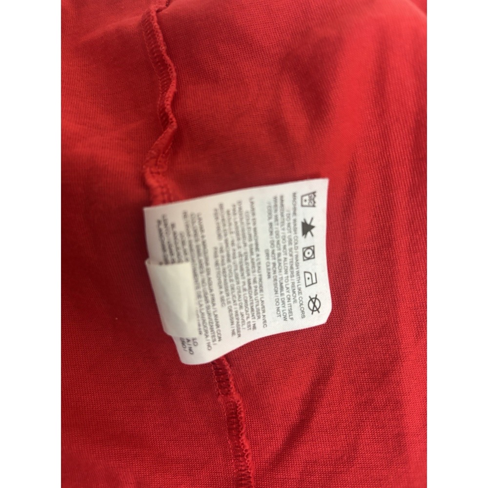 NIKE Canada Basketball Dri Fit Red T Shirt Mens Small Athletic Cut - Picture 5 of 5